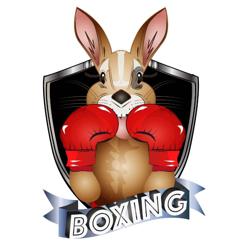 Boxendes Känguru – Lustiges Boxer-Motiv