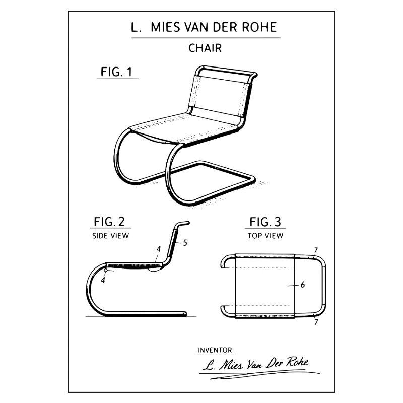 Modernes Stuhldesign