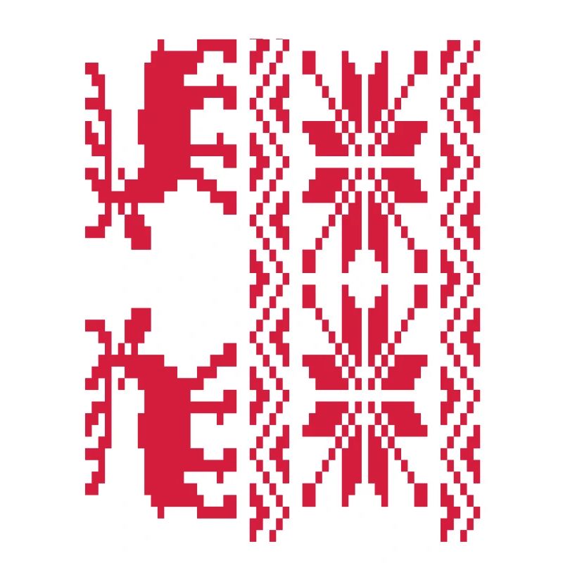 Elch-Muster-Weihnachtspullover