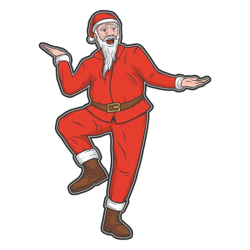 Weihnachtsmann tanzen