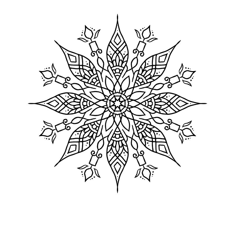 Blumen Mandala