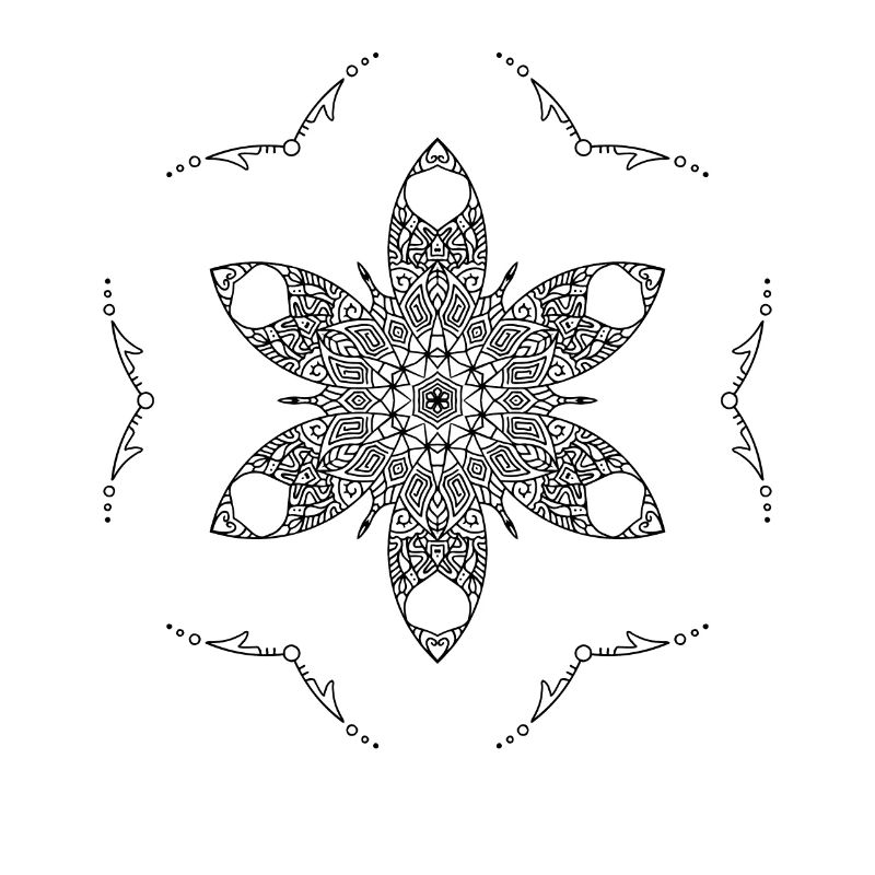 Blumen Mandala