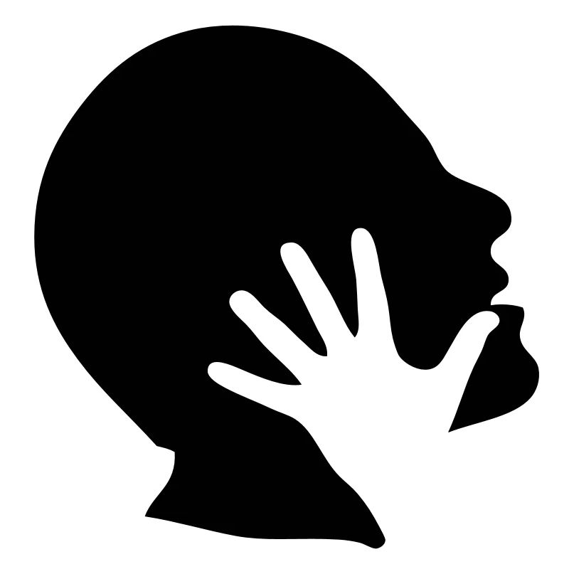 head profile head hand hand claque1