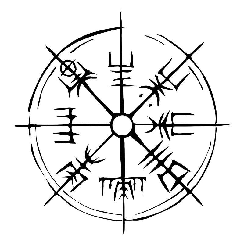 Vegvisir Wikinger Kompass