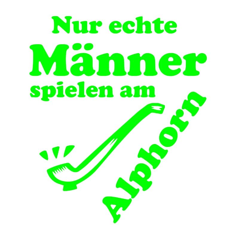 Alphorn grün