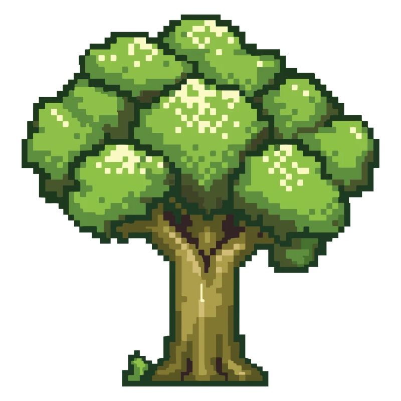 Broccoli Pixel Icon