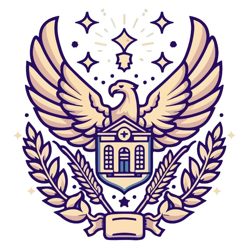 Majestätisches Adler-Emblem