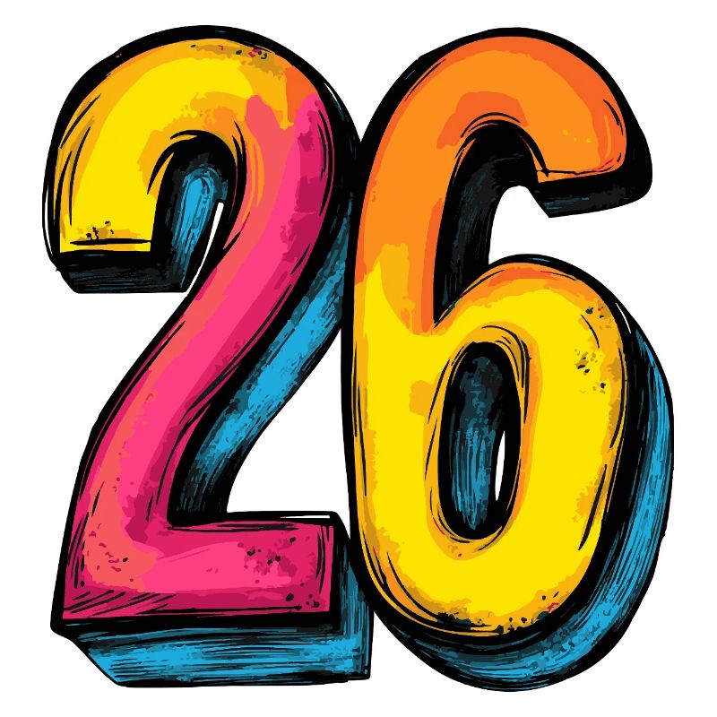 26 Zahl Comic