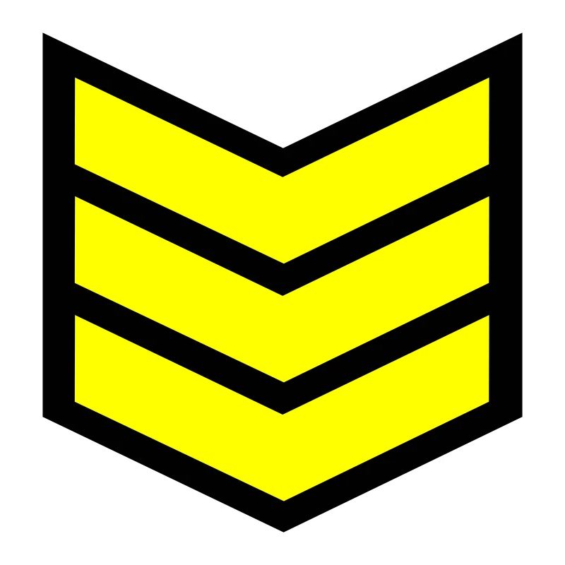 Streifen Feldwebels