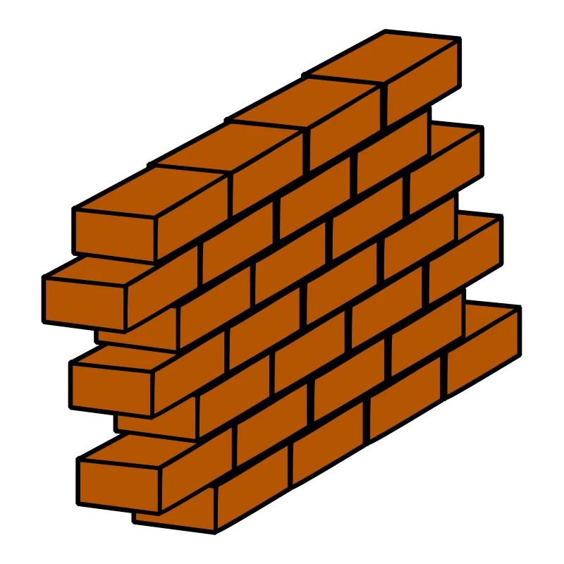 Backsteinmauer
