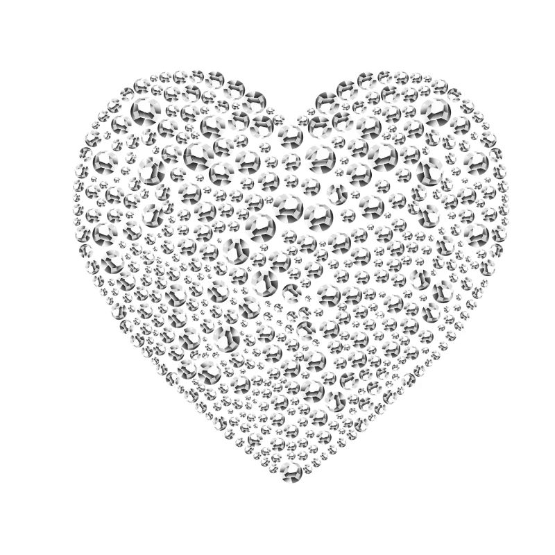 Diamonds heart