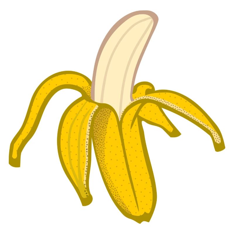Geschälte Banane!