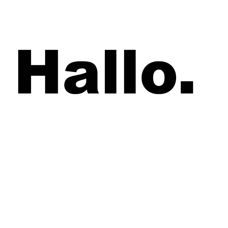 Hallo.