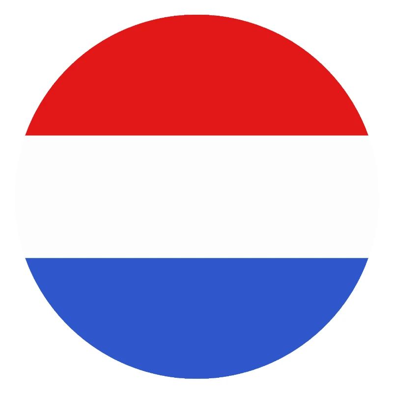 Runde Luxemburger Flagge