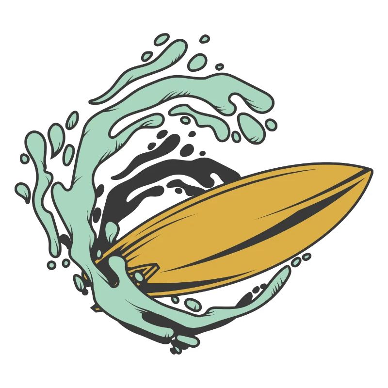 Surfboard Welle