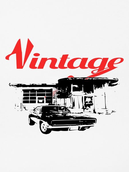 Muscle-Car an Tankstelle