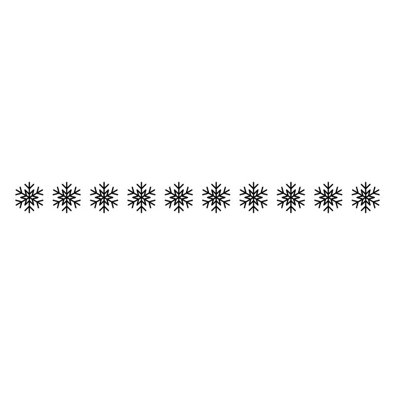 Rayures de flocons de neige