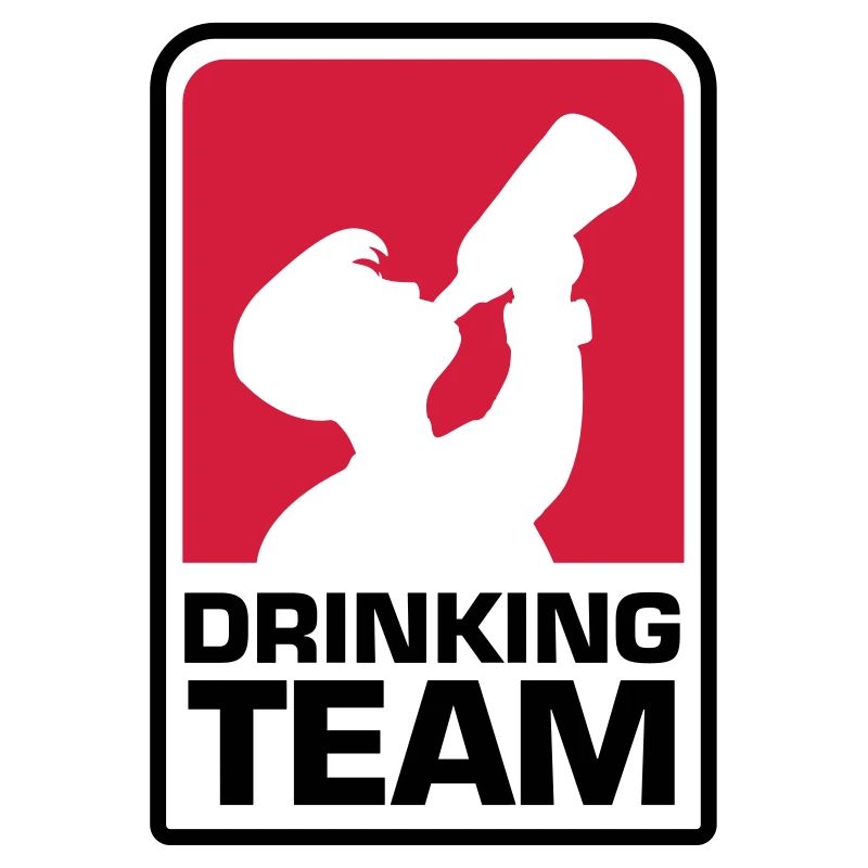 party logo drinking team