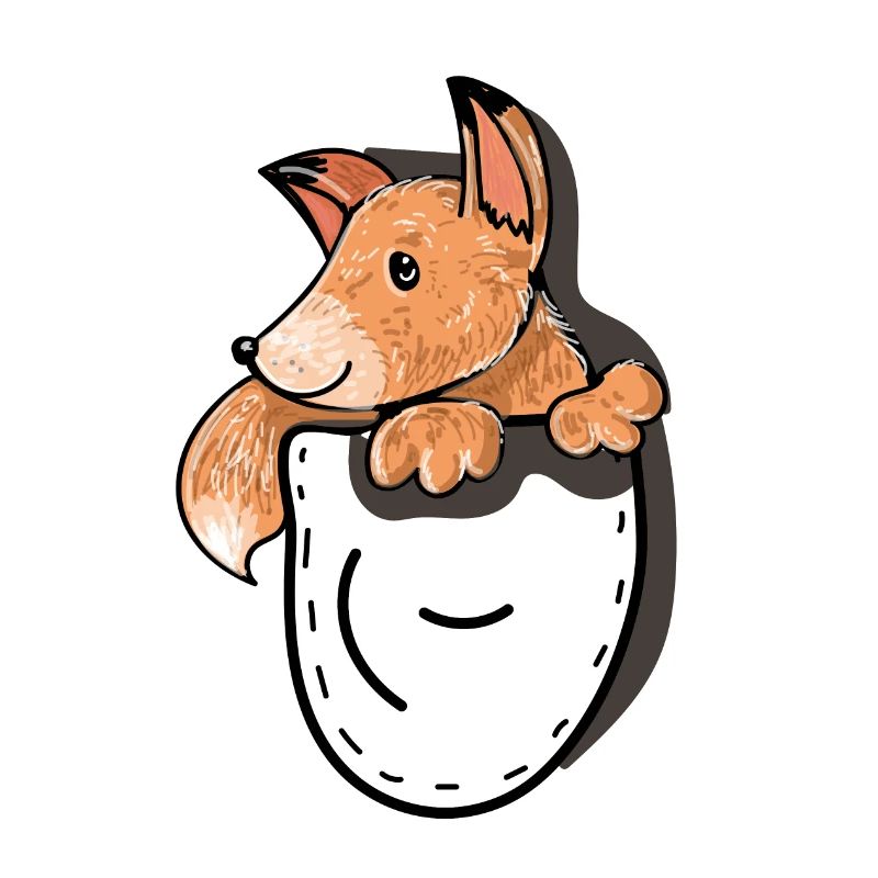 Fuchs in Tasche