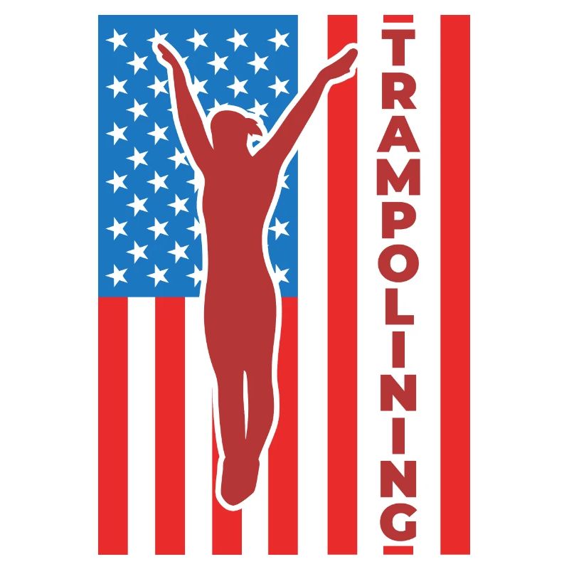 Trampolinspringen 4. Juli USA
