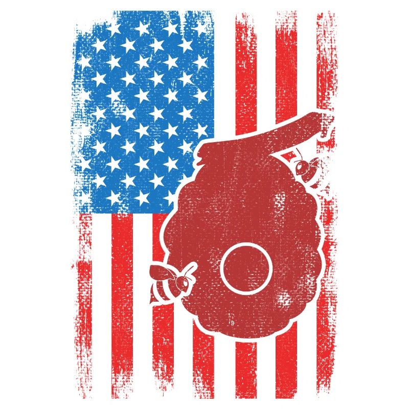 Patriotischer US Imker