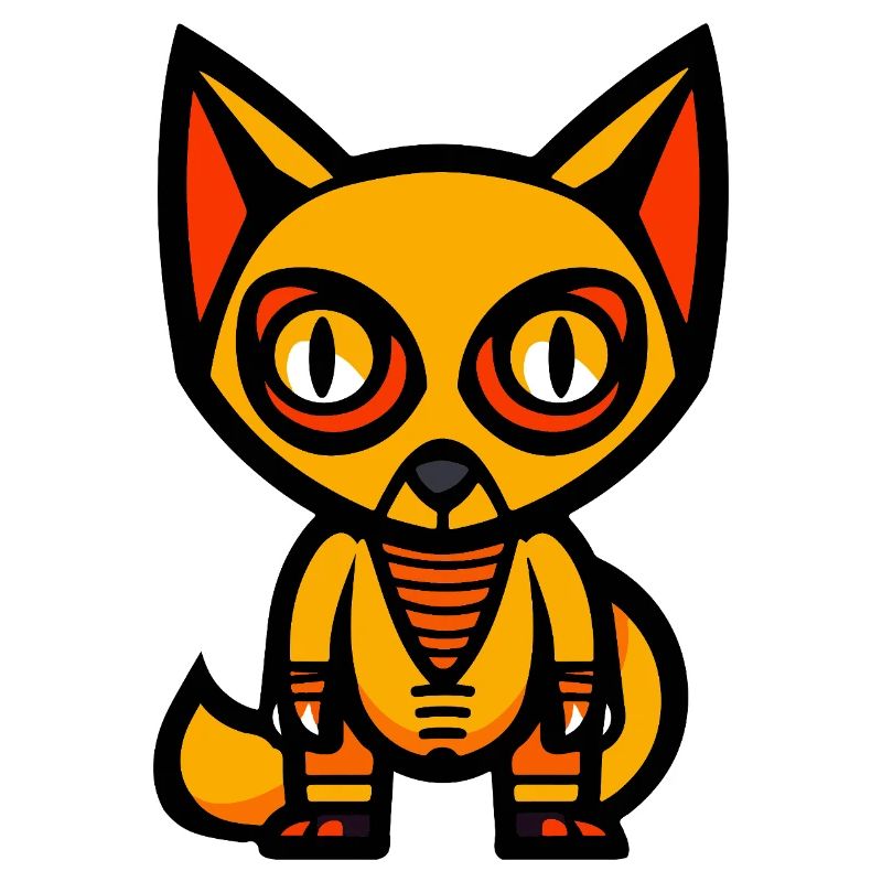 Fuchs Halloween Comic Lustig