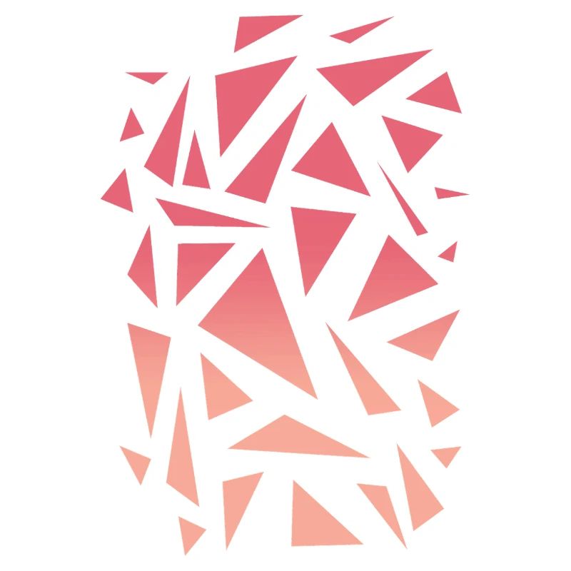 Triangle Pattern - Pink Gradient