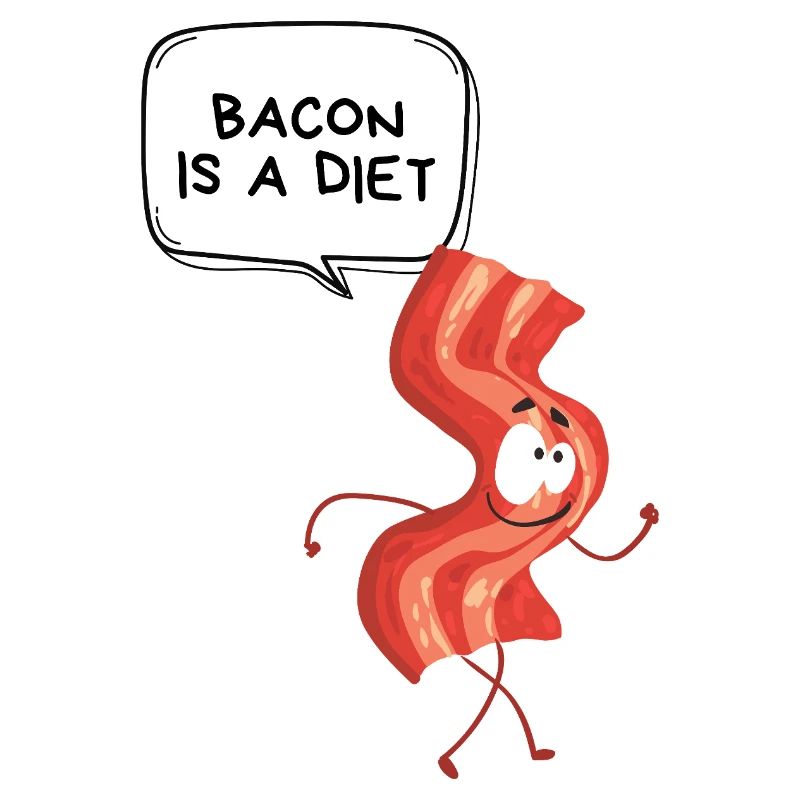 Bacon-Diät-Cartoon