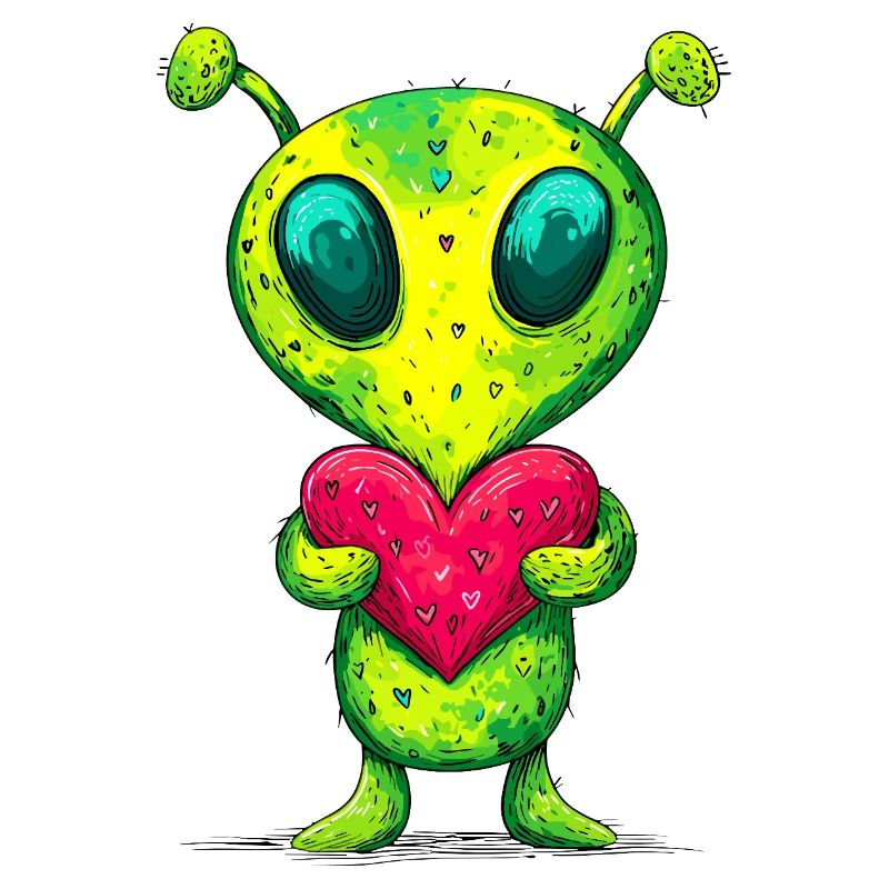Alien mit Herz