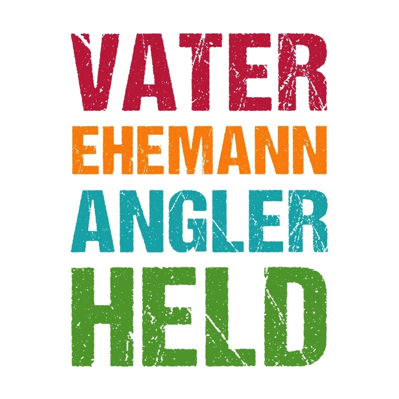 Ehemann Vater Angler Held