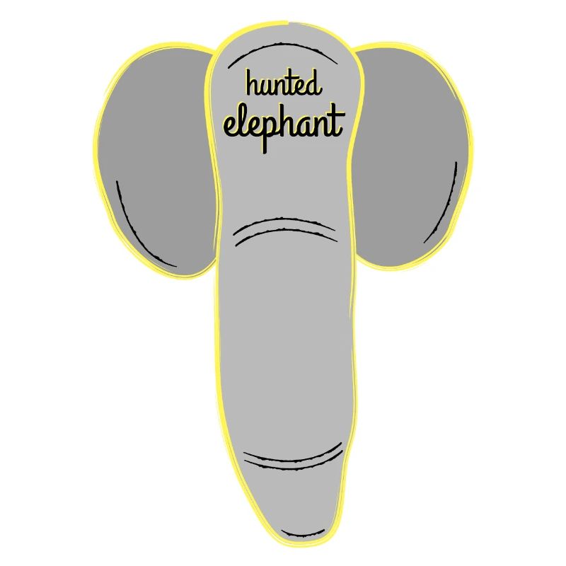 Lustiger Elefant oder großer Penis Design Shirt