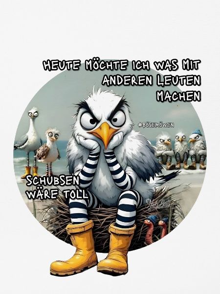 Böse Möwen - Leute schubsen