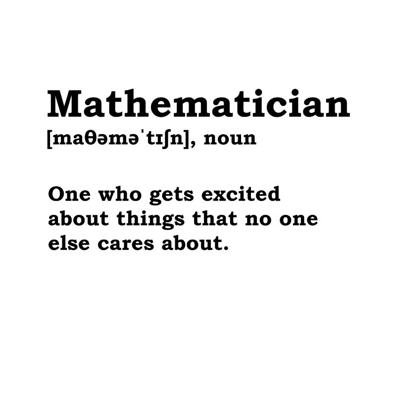 Mathematician funny saying math nerd gift