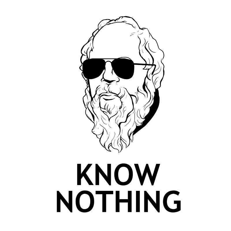 Socrates "Know Nothing" philosopher philosophy nerd