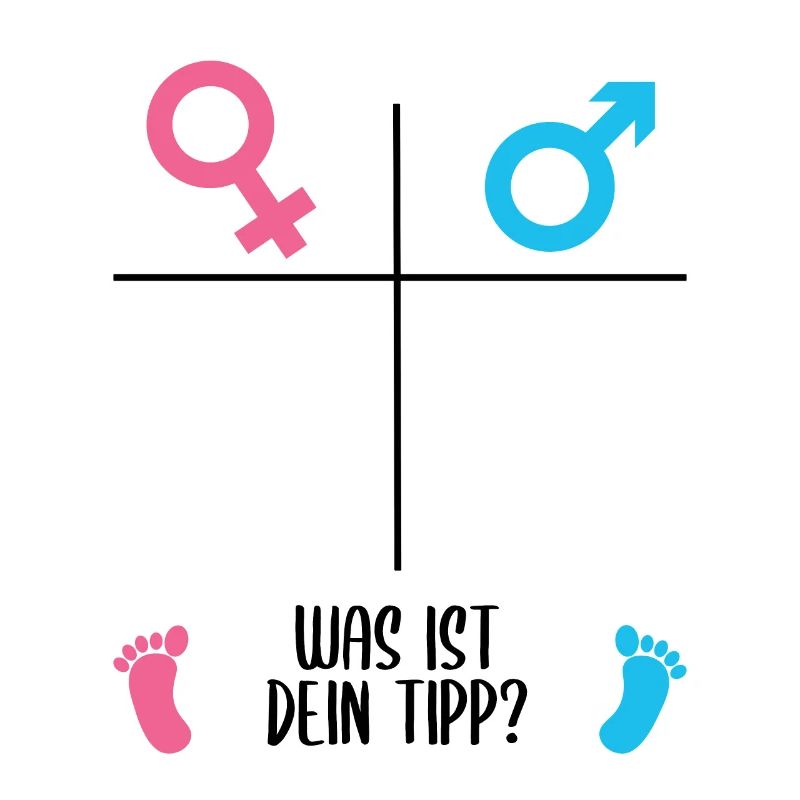 Mädchen oder Junge? Geschlecht raten Gender Reveal