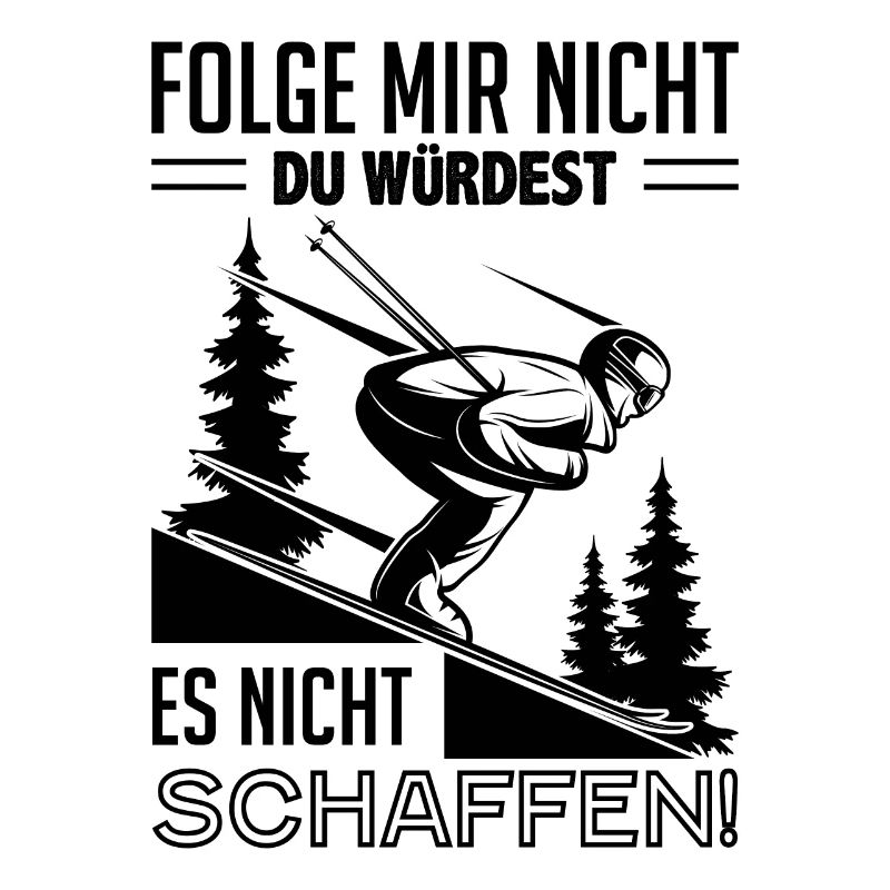 Skifahrer Geschenkidee