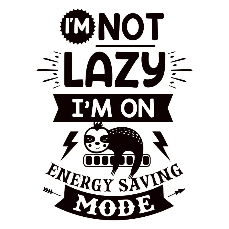 Sloth Energy Saving Mode Lazy Sloth Spell