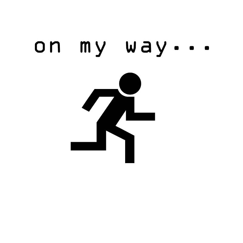 On my way
