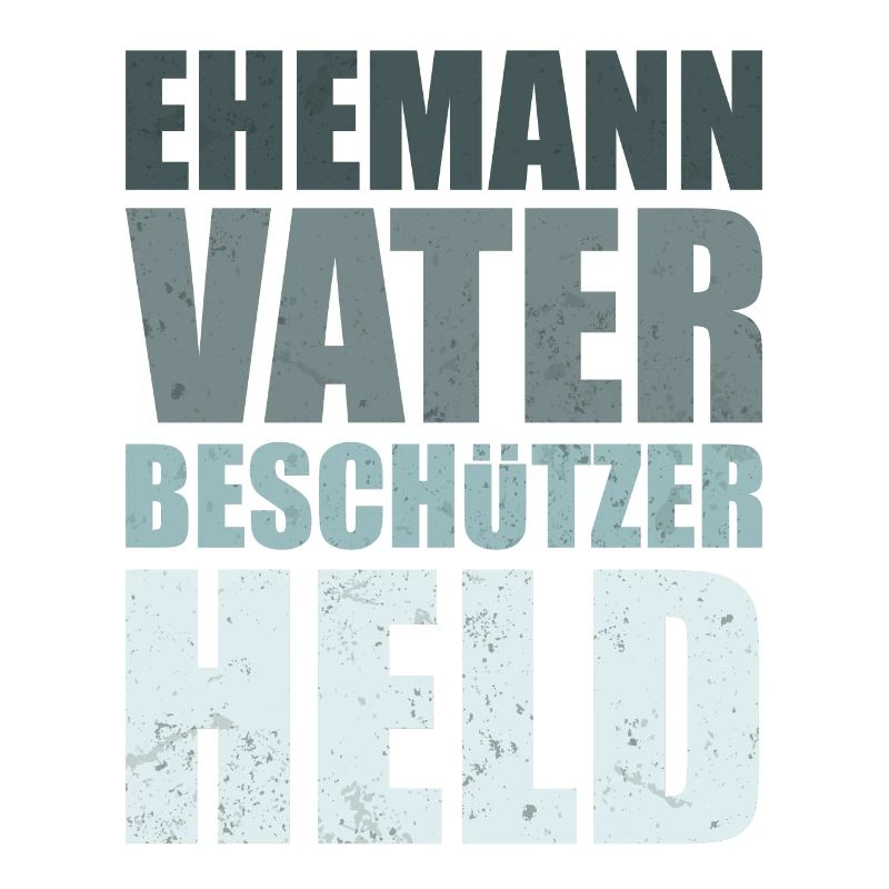 Vatertag Ehemann Held Tshirt
