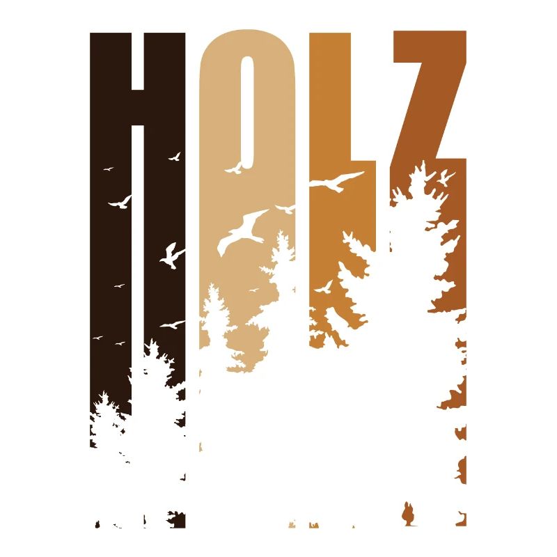 Forêt de bois pour bûcheron