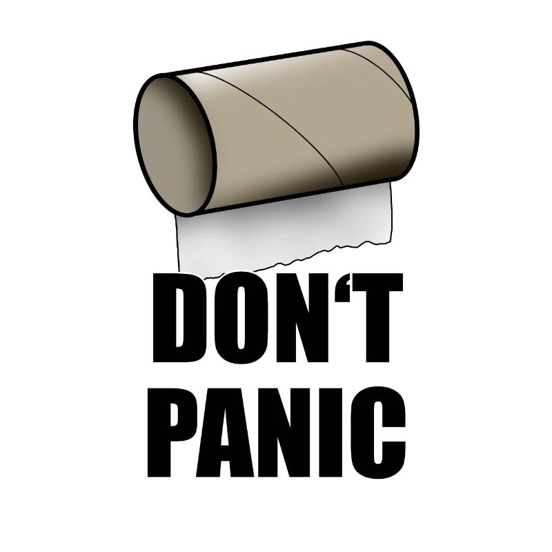 Dont Panic Toilettenpapierkrise