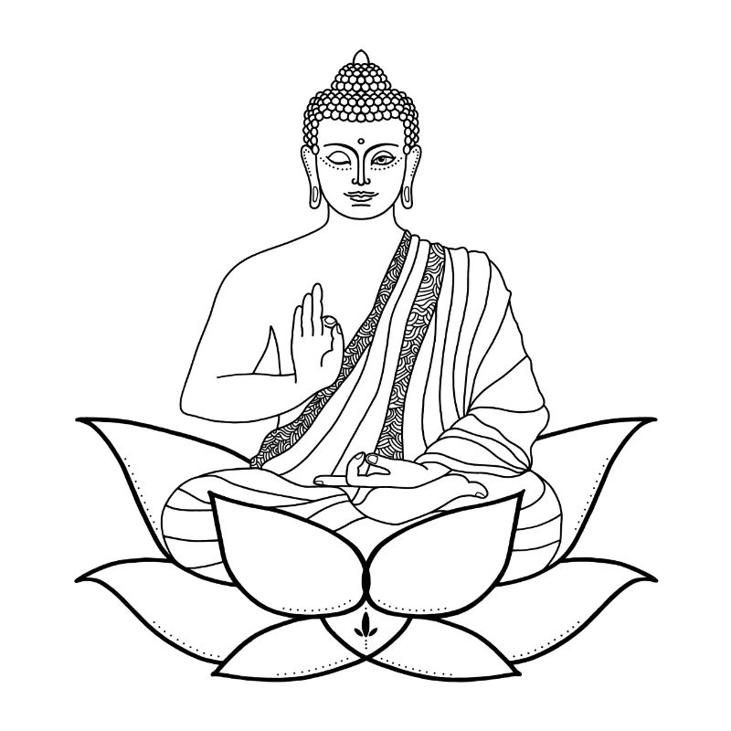 Buddha Lotussitz