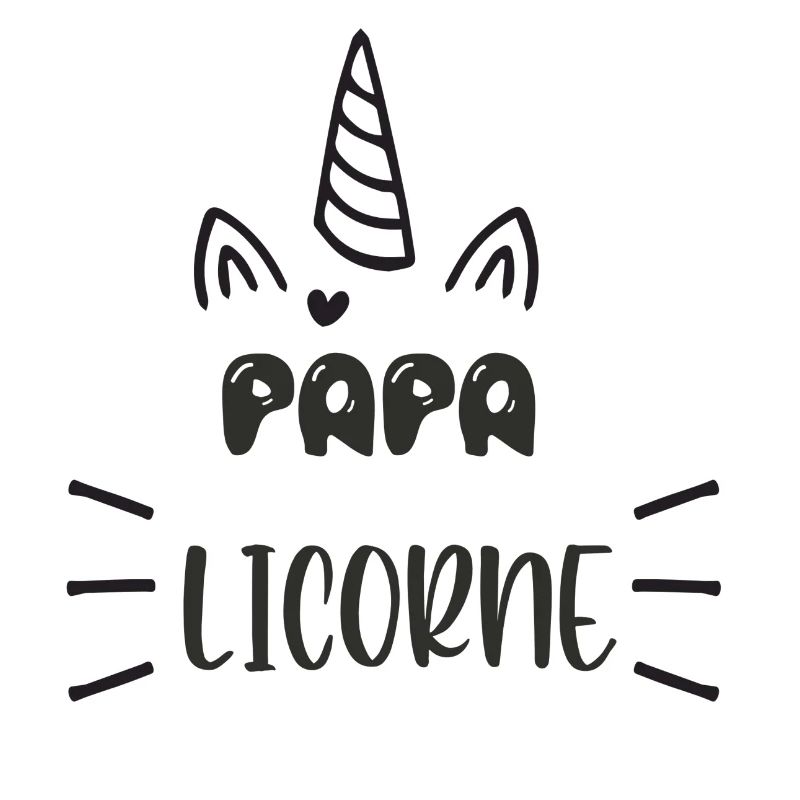 Einhorn Papa