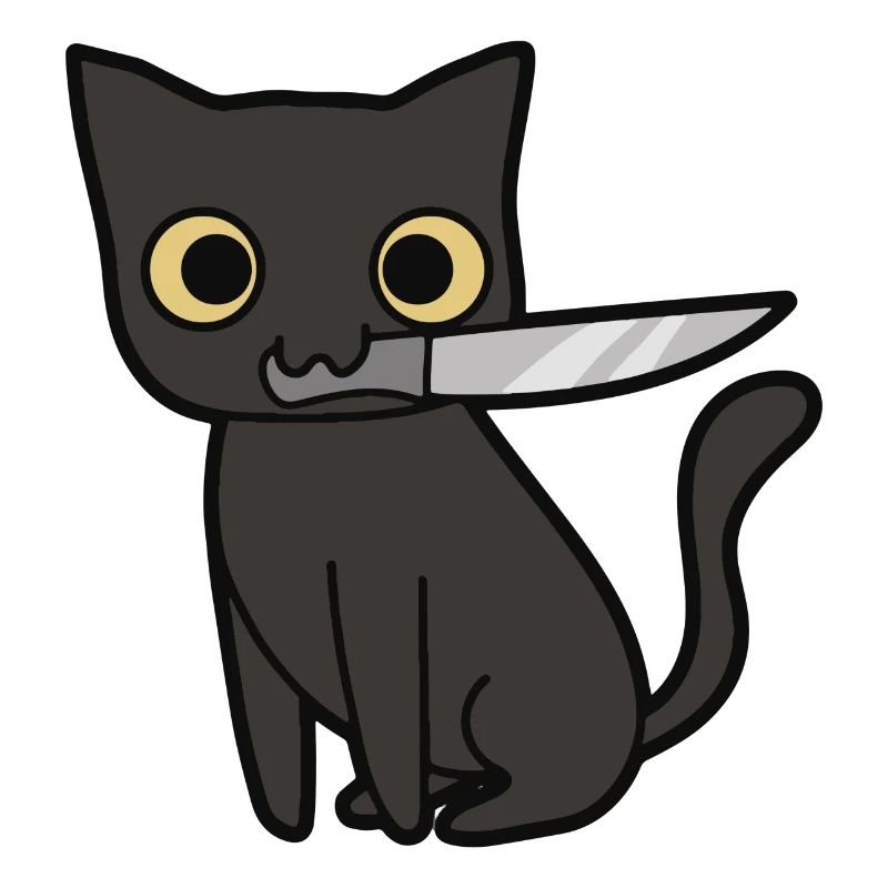 Schwarze Katze Halloween