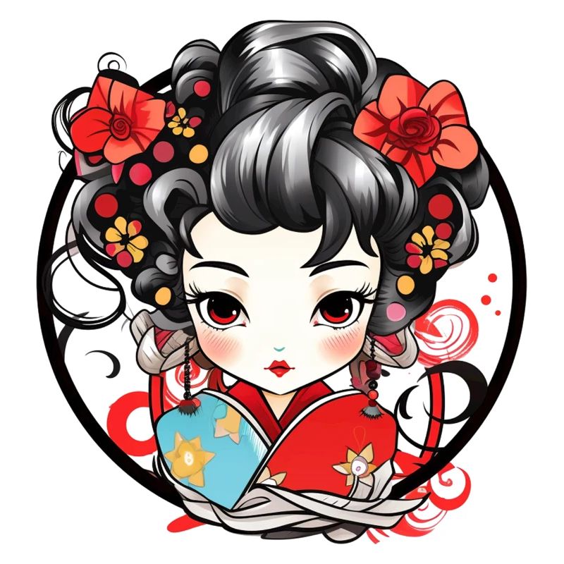 Chibi Geisha Japan