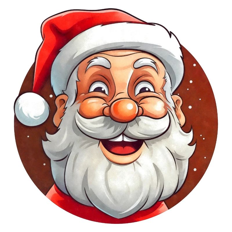 Glücklicher Weihnachtsmann