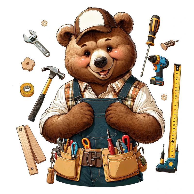 Cute Bear Craftsman