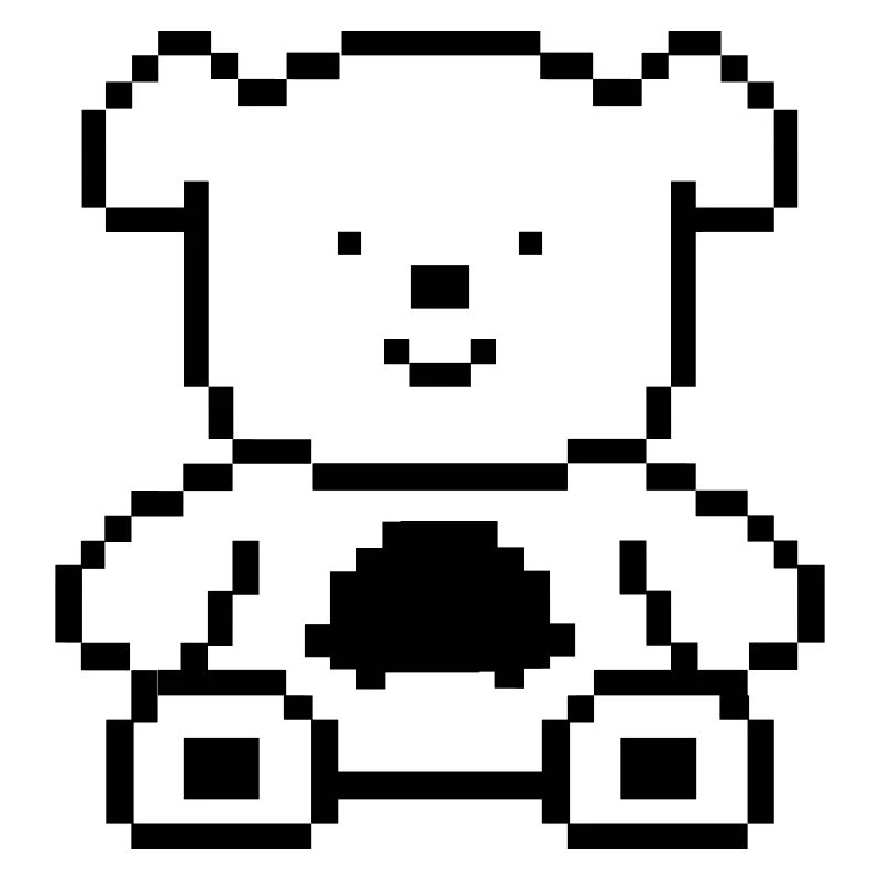 pixel bär