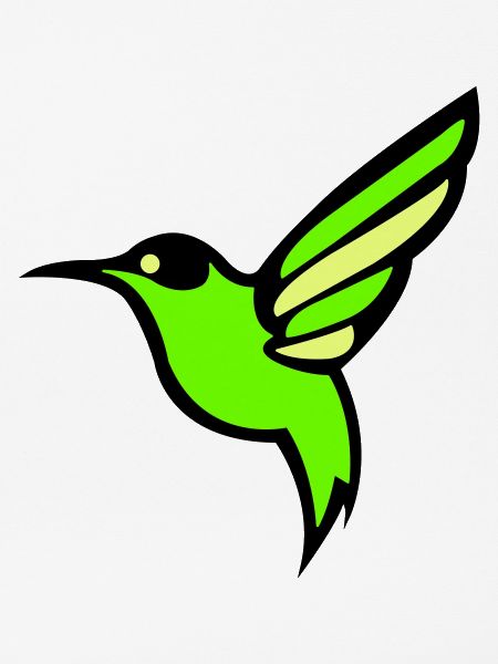 kolibri vogel silhouette