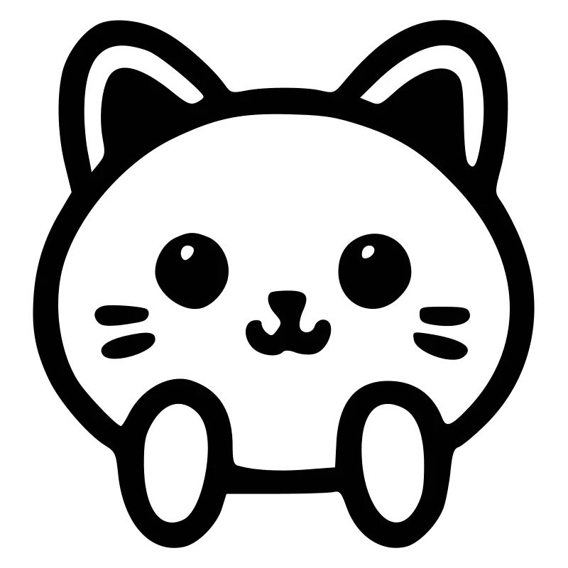 Niedlicher Katzenkopf